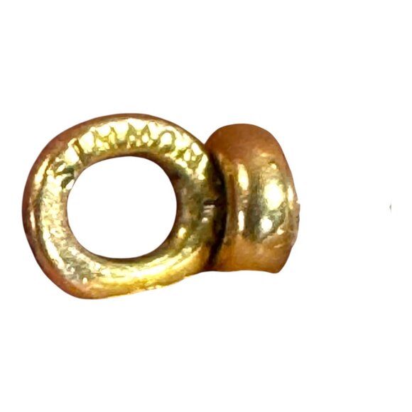 Vintage Simmon Pink Graduated Glass Bead Necklace Gold Clasp Signed 17.5" RARE - Picture 3 of 8